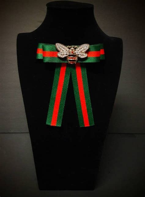 gucci pin|gucci bow tie brooch.